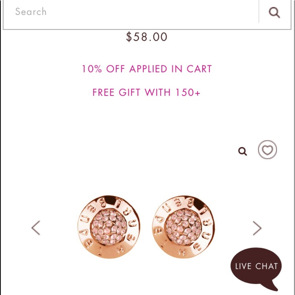 Henri Bendel Plaza Pave Studded earrings